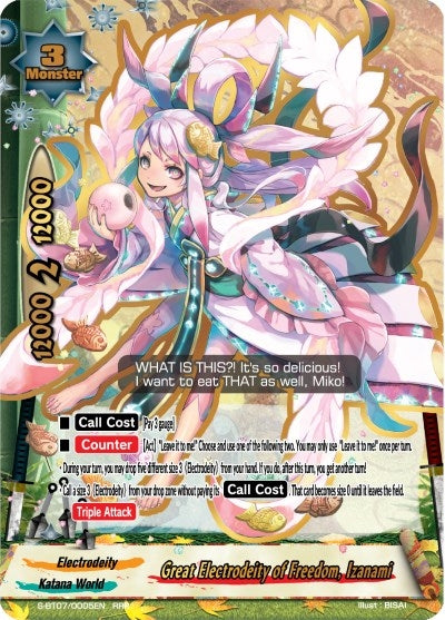 Great Electrodeity of Freedom Izanami (70005) [S-BT07] - Future Card BuddyFight Single