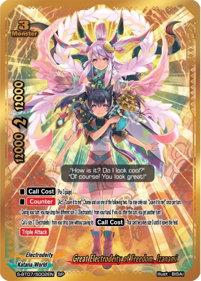 Great Electrodeity of Freedom Izanami (SP) (7002) [S-BT07] - Future Card BuddyFight Single