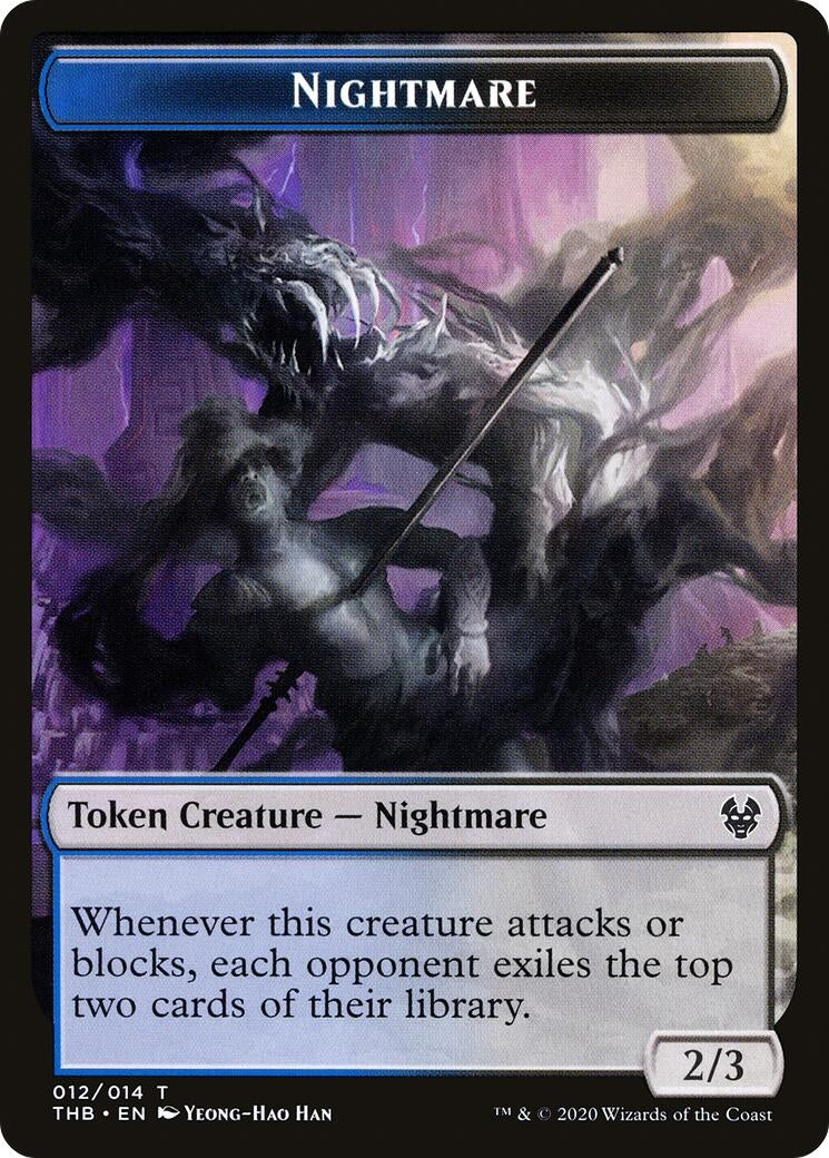 Nightmare Token (0) [THB] - MTG Single
