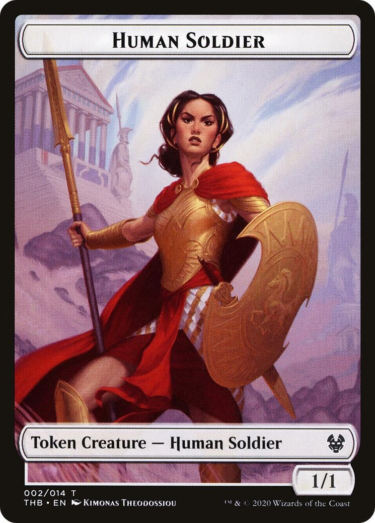 Human Soldier Token (0) [THB] - MTG Single