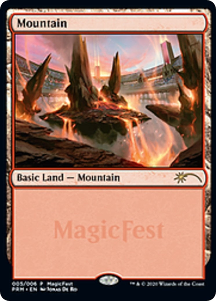 Mountain (2020) (5) [MFP] - MTG Single