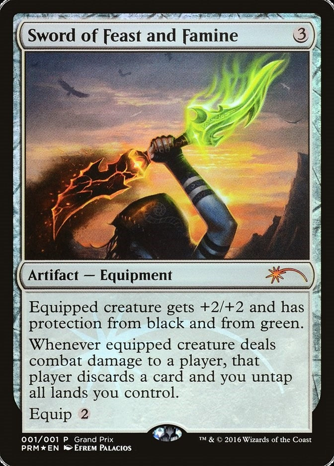 Sword of Feast and Famine (1) [GPP] - MTG Single