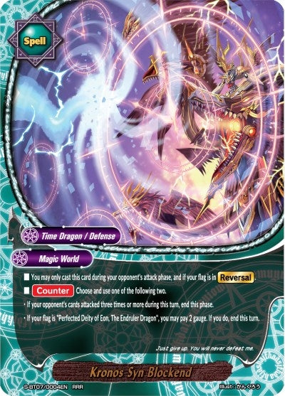 Kronos Syn Blockend (70004) [S-BT07] - Future Card BuddyFight Single