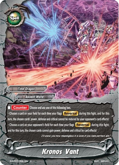 Kronos Vant (70061) [S-BT07] - Future Card BuddyFight Single