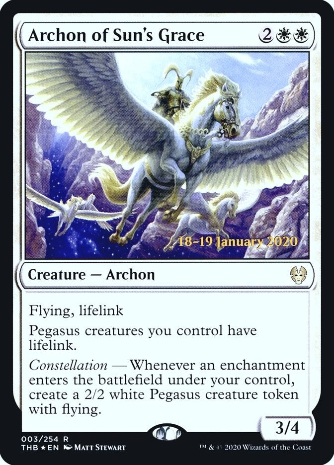 Archon of Sun’s Grace (3) [PRE] - MTG Single