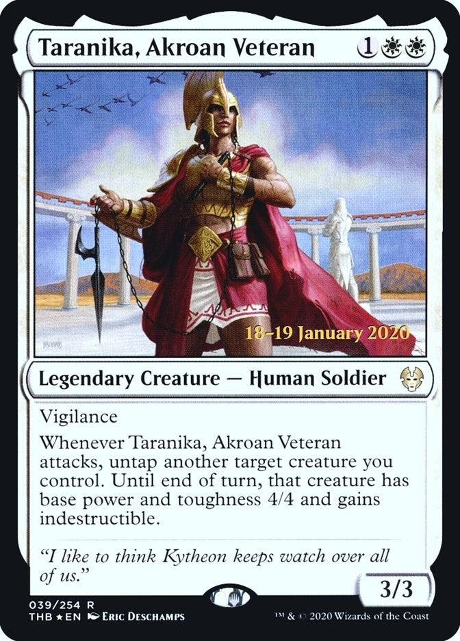 Taranika Akroan Veteran (39) [PRE] - MTG Single