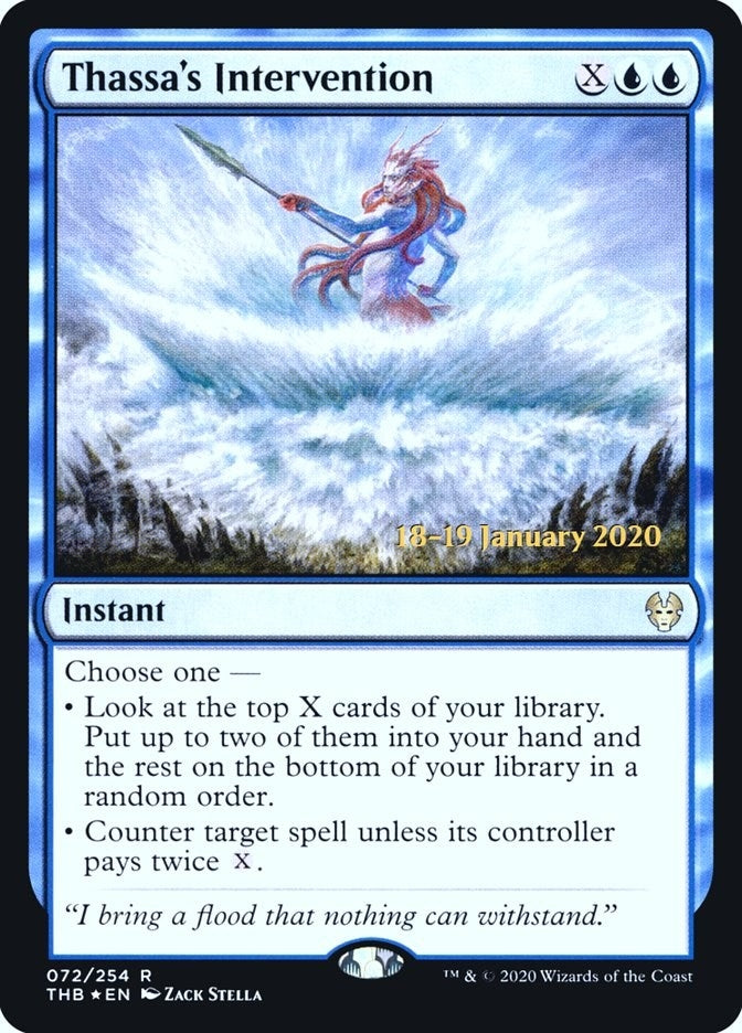 Thassa’s Intervention (72) [PRE] - MTG Single