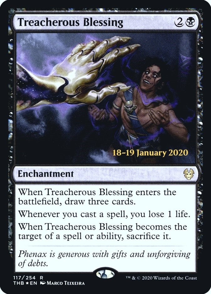 Treacherous Blessing (117) [PRE] - MTG Single