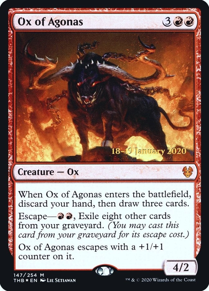 Ox of Agonas (147) [PRE] - MTG Single