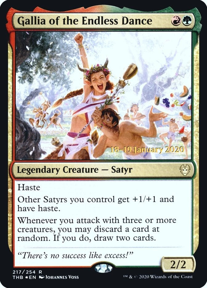 Gallia of the Endless Dance (217) [PRE] - MTG Single