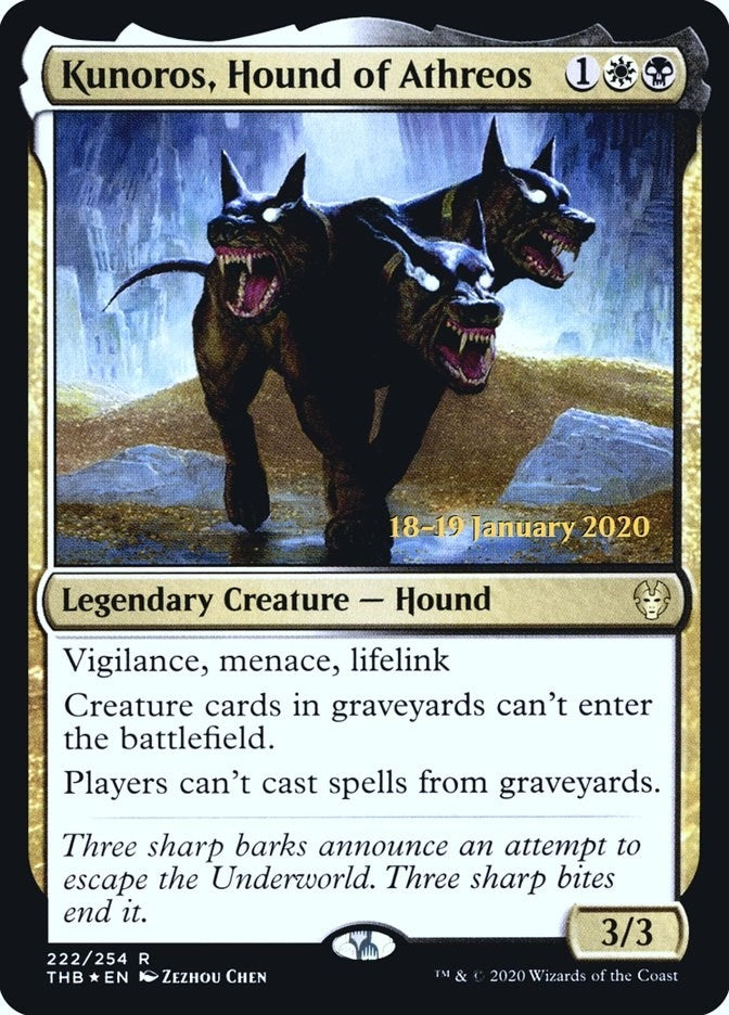 Kunoros Hound of Athreos (222) [PRE] - MTG Single