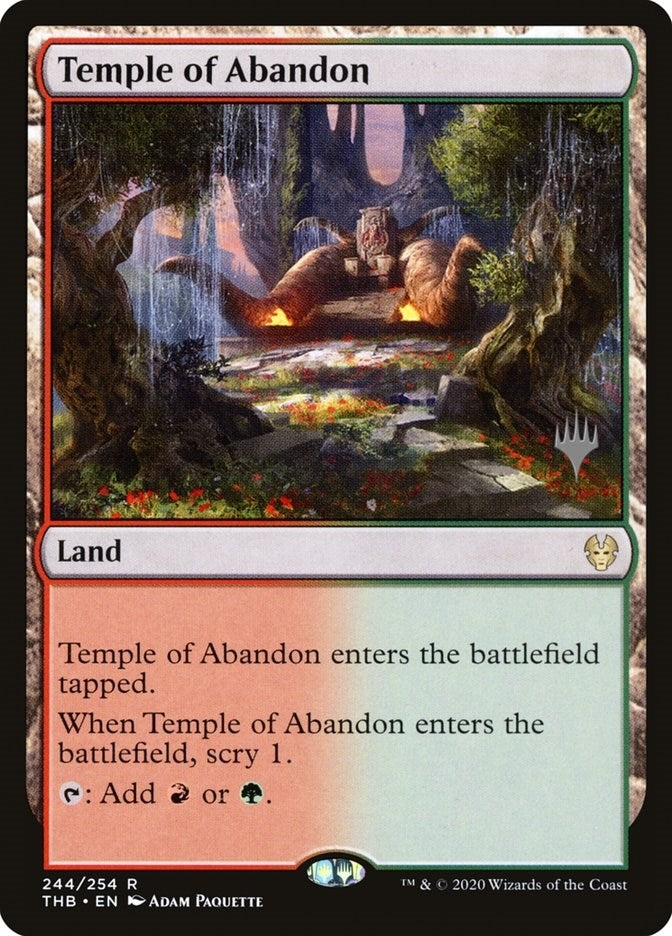Temple of Abandon (244) [PPTHB] - MTG Single