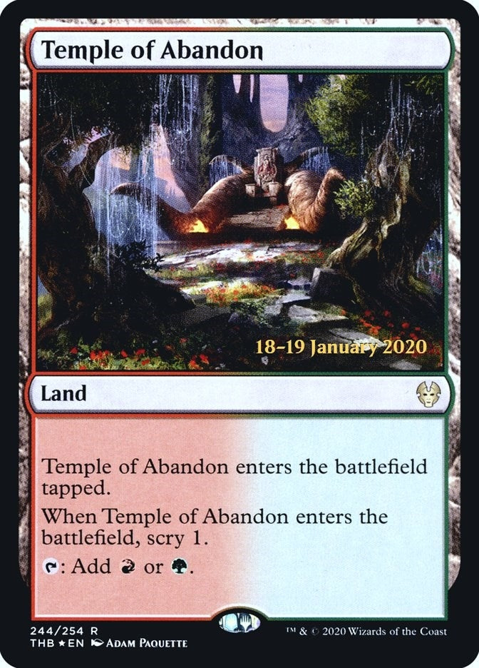 Temple of Abandon (244) [PRE] - MTG Single