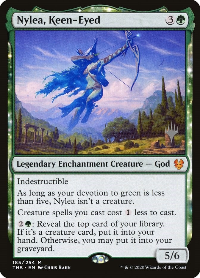 Nylea Keen-Eyed (185) [PPTHB] - MTG Single