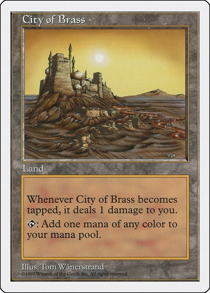 City of Brass (413) [5ED] - MTG Single