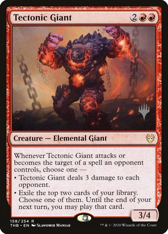 Tectonic Giant (158) [PPTHB] - MTG Single