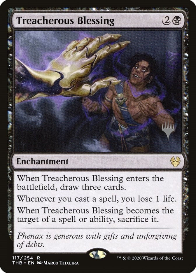 Treacherous Blessing (117) [PPTHB] - MTG Single