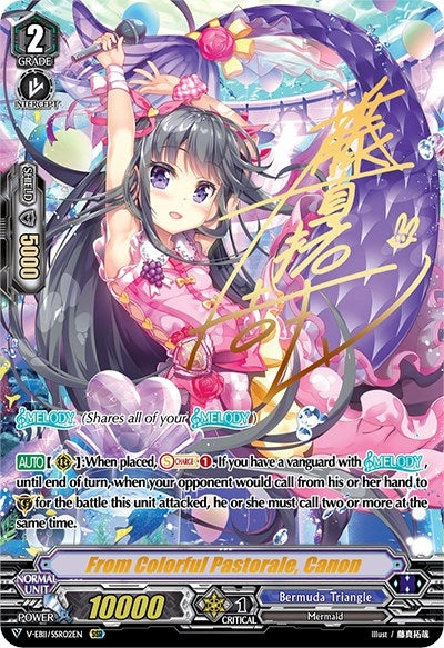 From Colorful Pastorale Canon (SSR) (1102) [V-EB11] - Cardfight Vanguard Single