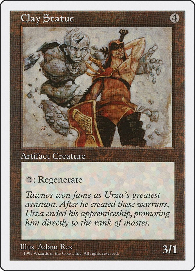 Clay Statue [5ED] - MTG Single