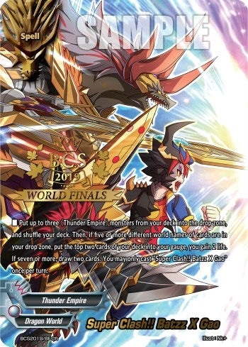 Super Clash!! Batzz X Gao (201905) [EVENT] - Future Card BuddyFight Single