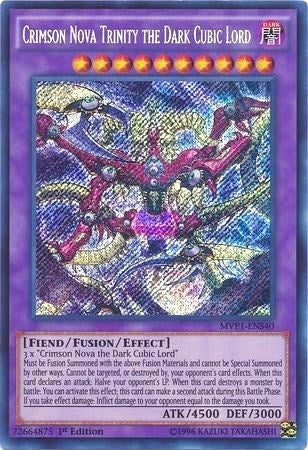 Crimson Nova Trinity the Dark Cubic Lord (140) (MVP1-ENS) - YuGiOh Single