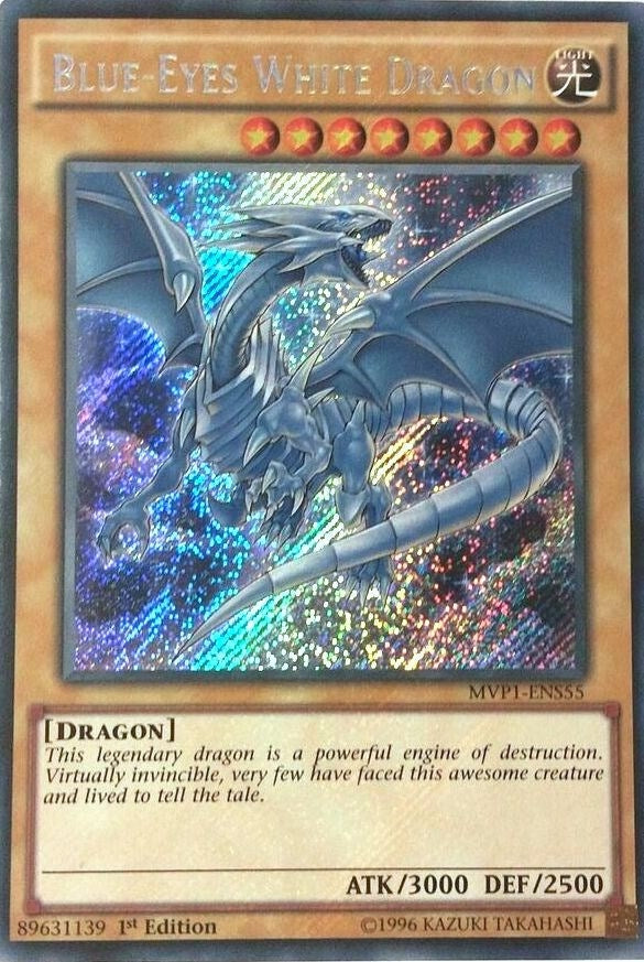 Blue-Eyes White Dragon (155) (MVP1-ENS) - YuGiOh Single