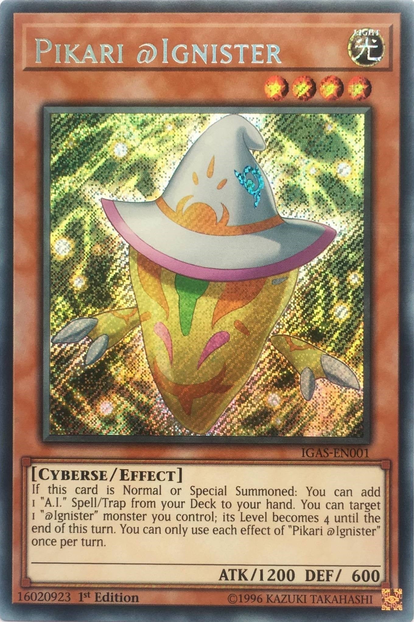Pikari @Ignister (1) (IGAS) - YuGiOh Single