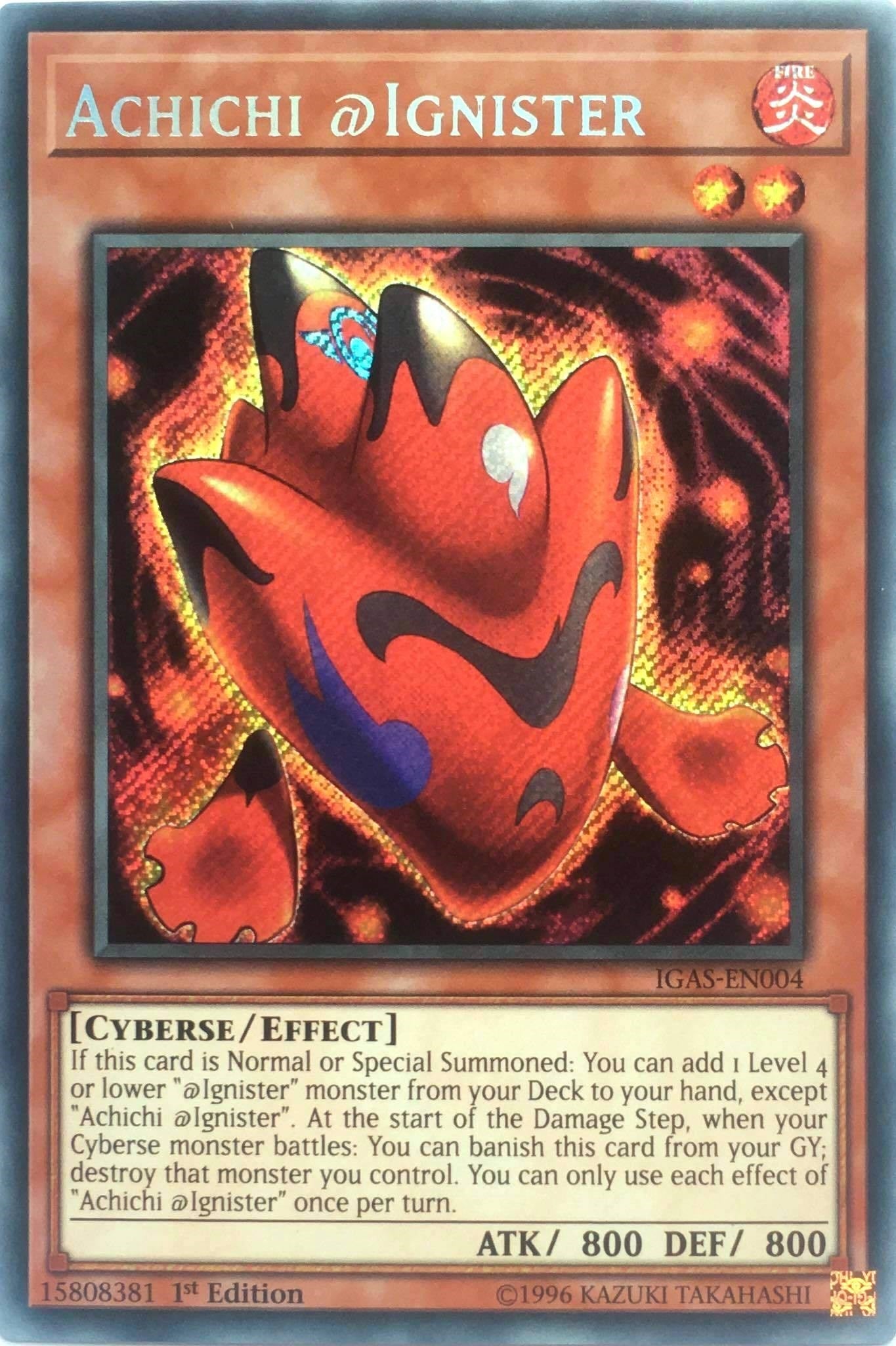 Achichi @Ignister (4) (IGAS) - YuGiOh Single
