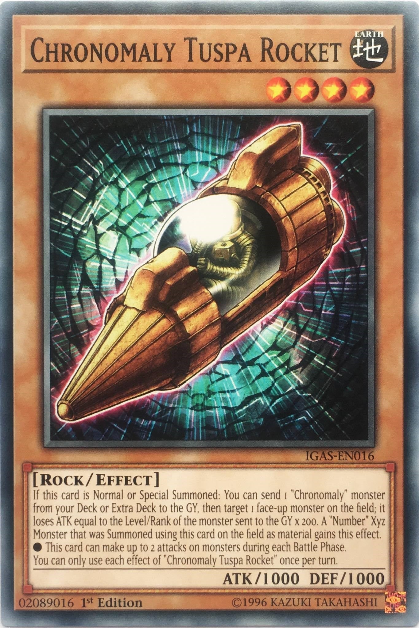 Chronomaly Tuspa Rocket (16) (IGAS) - YuGiOh Single