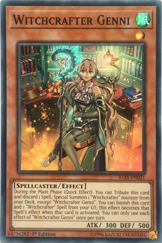 Witchcrafter Genni (21) (IGAS) - YuGiOh Single