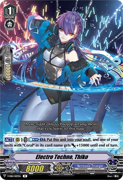 Electro Techno Thiko (11027) [V-EB11] - Cardfight Vanguard Single