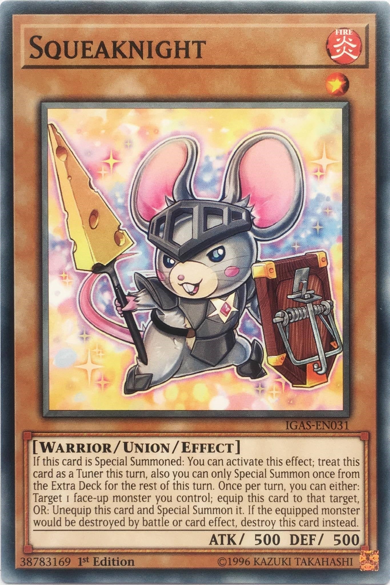 Squeaknight (31) (IGAS) - YuGiOh Single