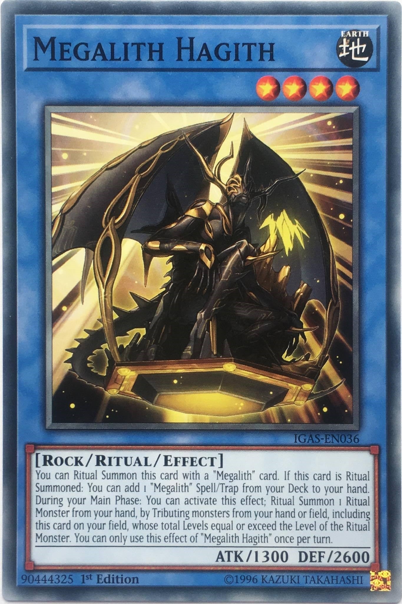 Megalith Hagith (36) (IGAS) - YuGiOh Single