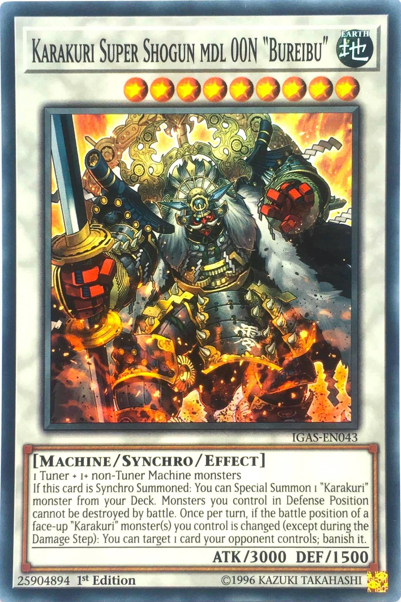 Karakuri Super Shogun mdl 00N ’Bureibu’ (43) (IGAS) - YuGiOh Single