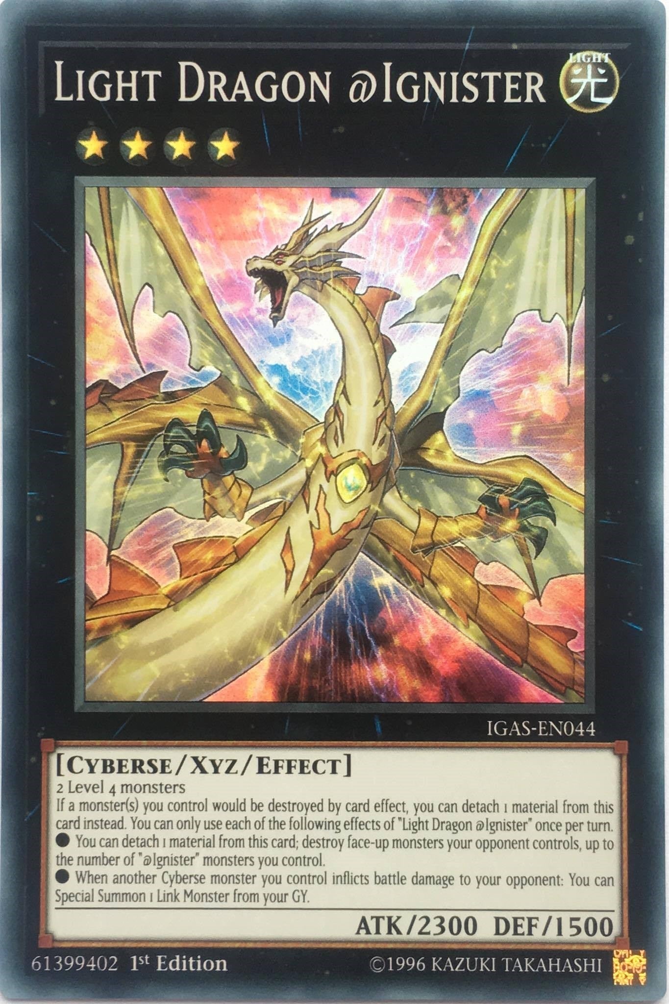 Light Dragon @Ignister (44) (IGAS) - YuGiOh Single