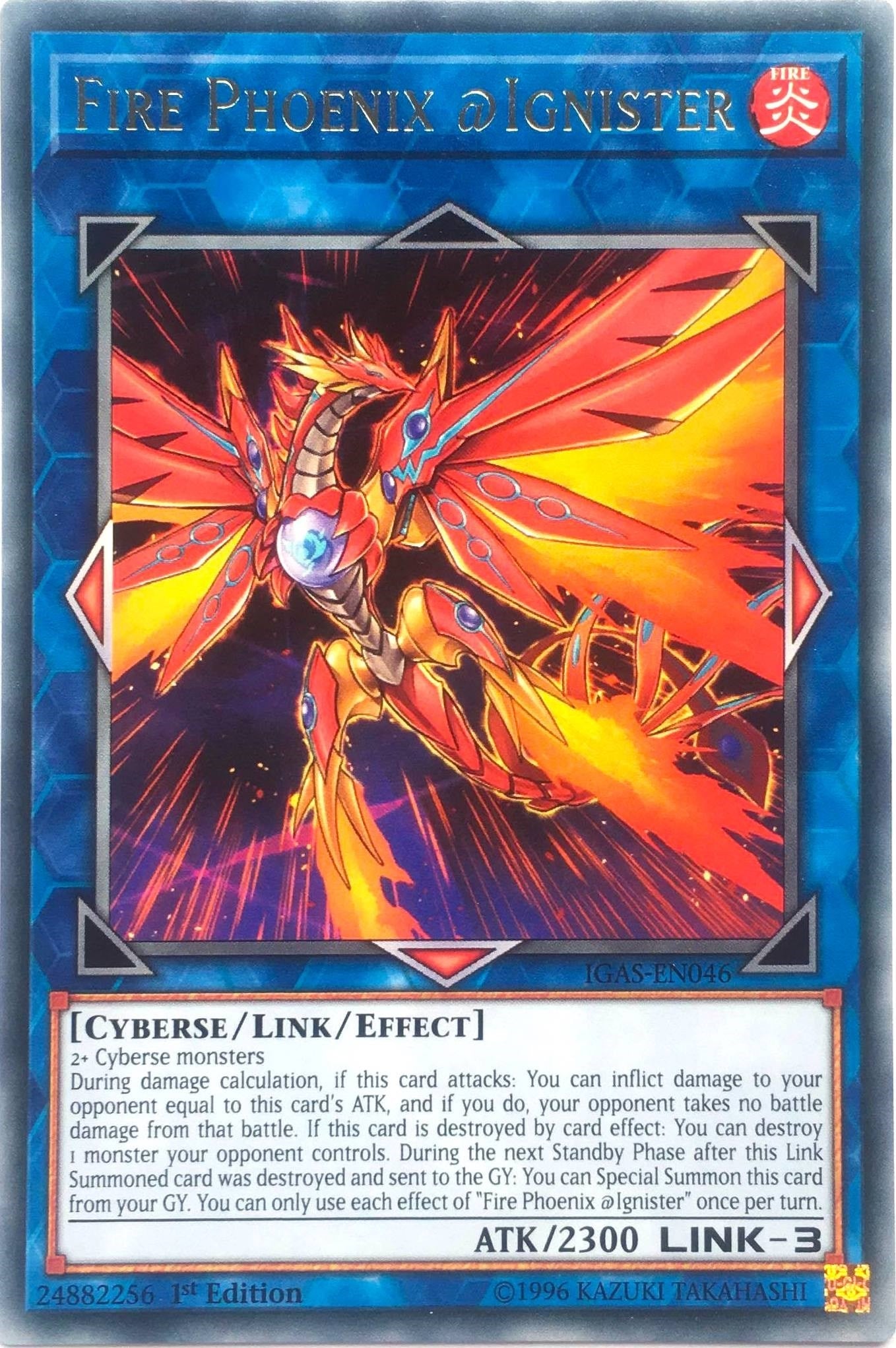 Fire Phoenix @Ignister (46) (IGAS) - YuGiOh Single