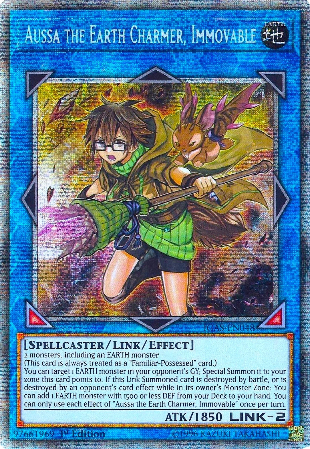 Aussa the Earth Charmer Immovable (Starlight Rare) (48) (IGAS) - YuGiOh Single