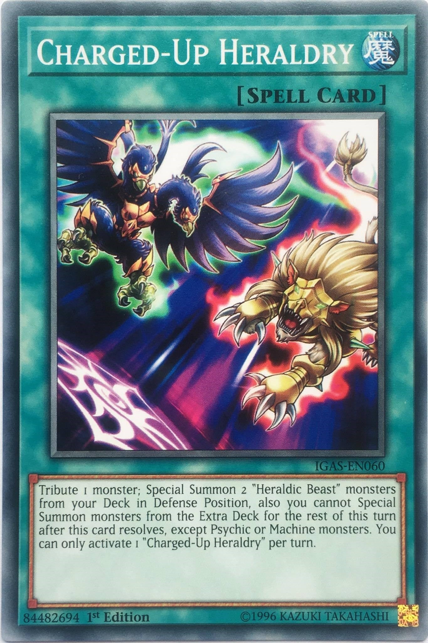 Charged-Up Heraldry (60) (IGAS) - YuGiOh Single