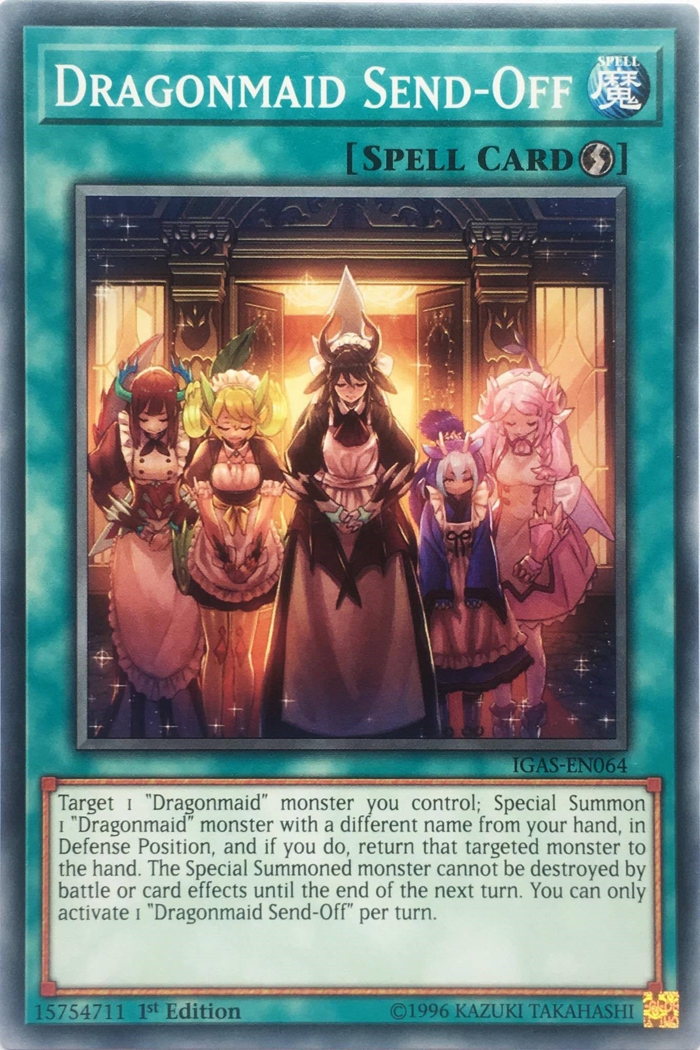 Dragonmaid Send-Off (64) (IGAS) - YuGiOh Single