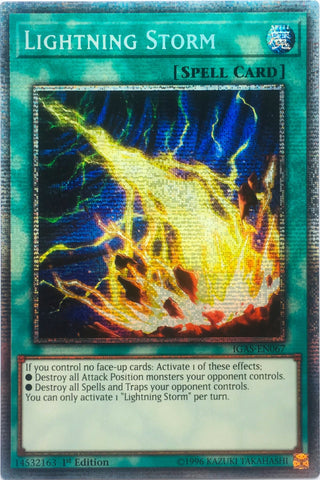 Lightning Storm (Starlight Rare) (67) (IGAS) - YuGiOh Single