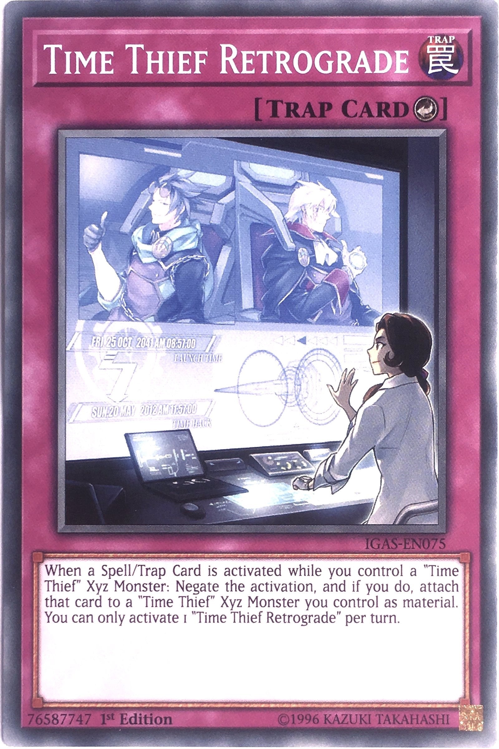 Time Thief Retrograde (75) (IGAS) - YuGiOh Single