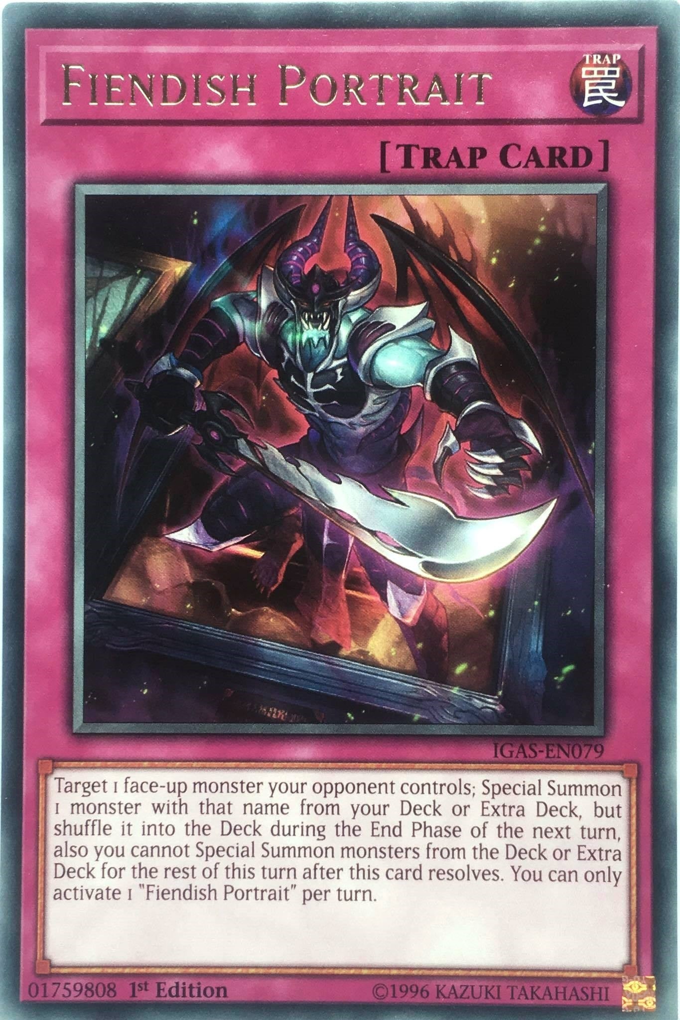 Fiendish Portrait (79) (IGAS) - YuGiOh Single