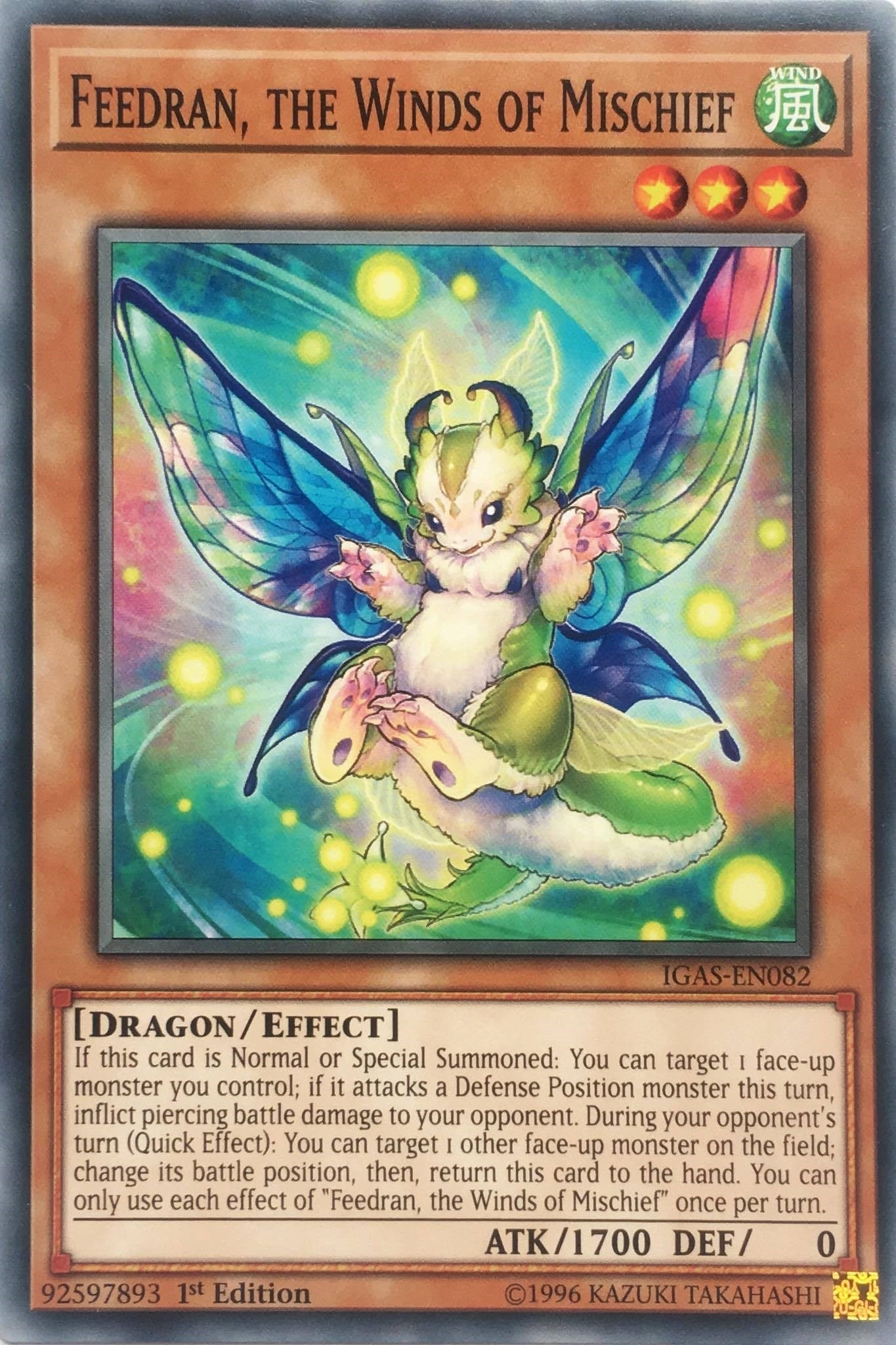 Feedran the Winds of Mischief (82) (IGAS) - YuGiOh Single