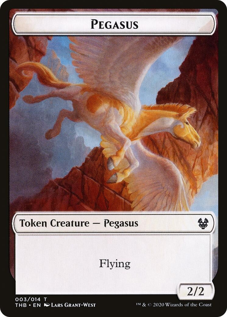 Pegasus // Satyr Double-sided Token (0) [THB] - MTG Single