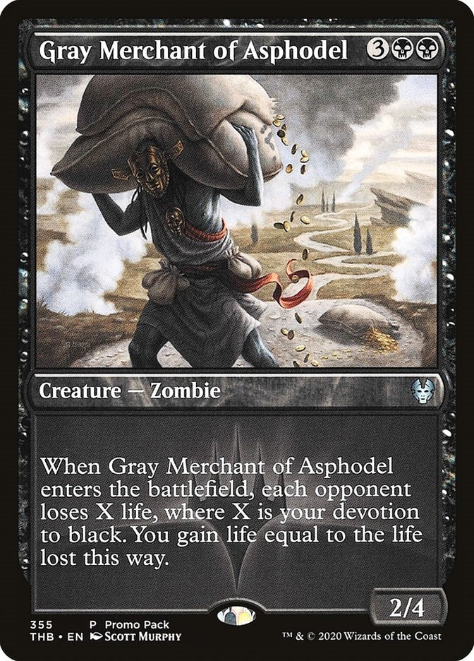 Gray Merchant of Asphodel (355) [PPTHB] - MTG Single