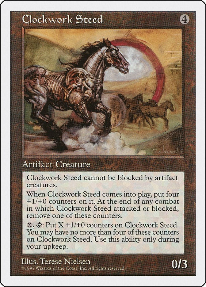 Clockwork Steed [5ED] - MTG Single