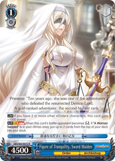 Figure of Tranquility Sword Maiden (63072) [GBS/S63] - Weiss Schwarz Single