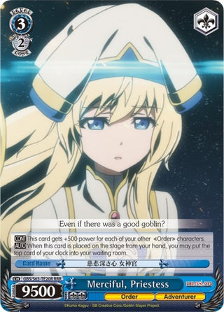 Merciful Priestess (RRR) (6320) [GBS/S63] - Weiss Schwarz Single