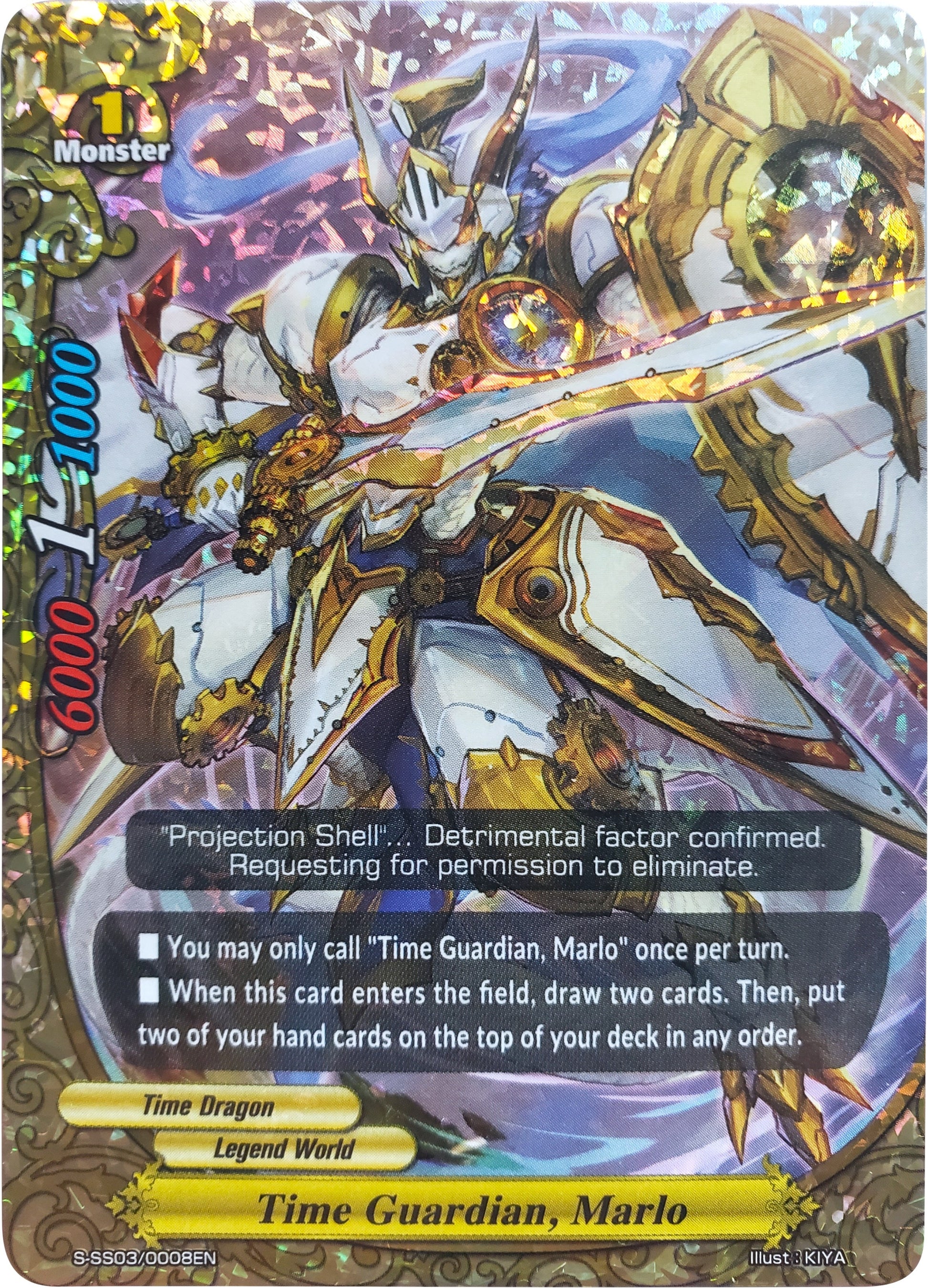 Time Guardian Marlo (RR Foil) (30008) [S-SS03] - Future Card BuddyFight Single