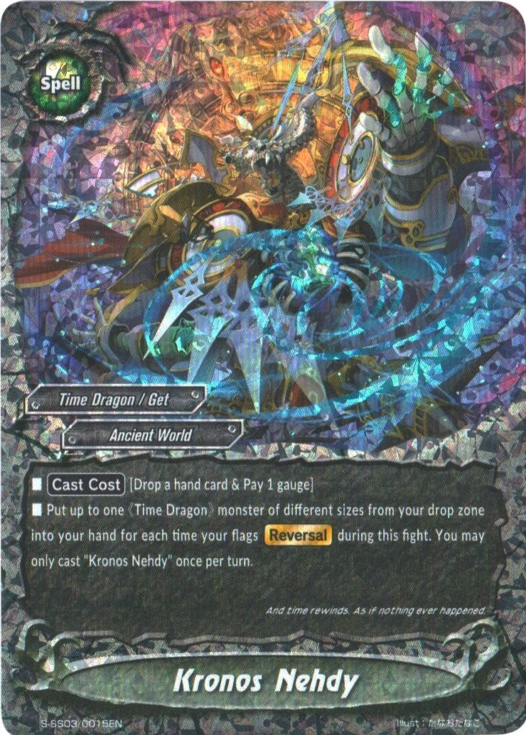 Kronos Nehdy (RR Foil) (30015) [S-SS03] - Future Card BuddyFight Single